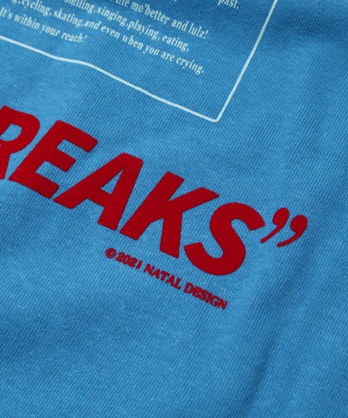 NATAL DESIGN(ネイタルデザイン)の「HEMP WIDE TEE PRINTED DAYBREAKS 2(Tシャツ/カットソー・メンズ・オリーブドラブ/ナチュラル/ブラック系その他/シアン/オリーブ/ローズ/ラベンダー/ブルー系その他・X-LARGE/LARGE/MEDIUM)」の12枚目の写真