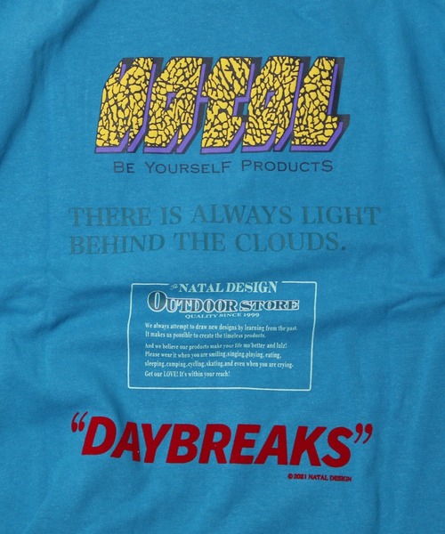 NATAL DESIGN(ネイタルデザイン)の「HEMP WIDE TEE PRINTED DAYBREAKS 2(Tシャツ/カットソー・メンズ・オリーブドラブ/ナチュラル/ブラック系その他/シアン/オリーブ/ローズ/ラベンダー/ブルー系その他・X-LARGE/LARGE/MEDIUM)」の13枚目の写真