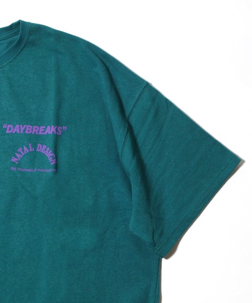 NATAL DESIGN(ネイタルデザイン)の「HEMP WIDE TEE PRINTED DAYBREAKS 2(Tシャツ/カットソー・メンズ・オリーブドラブ/ナチュラル/ブラック系その他/シアン/オリーブ/ローズ/ラベンダー/ブルー系その他・X-LARGE/LARGE/MEDIUM)」の15枚目の写真