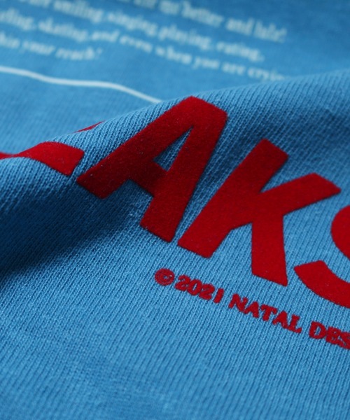 NATAL DESIGN(ネイタルデザイン)の「HEMP WIDE TEE PRINTED DAYBREAKS 2(Tシャツ/カットソー・メンズ・オリーブドラブ/ナチュラル/ブラック系その他/シアン/オリーブ/ローズ/ラベンダー/ブルー系その他・X-LARGE/LARGE/MEDIUM)」の16枚目の写真