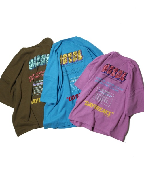 HEMP WIDE TEE PRINTED DAYBREAKS 2（Tシャツ/カットソー