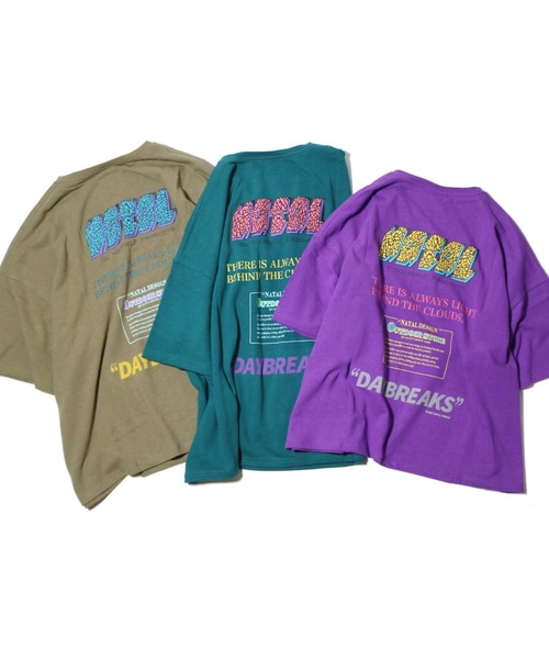 NATAL DESIGN(ネイタルデザイン)の「HEMP WIDE TEE PRINTED DAYBREAKS 2(Tシャツ/カットソー・メンズ・オリーブドラブ/ナチュラル/ブラック系その他/シアン/オリーブ/ローズ/ラベンダー/ブルー系その他・X-LARGE/LARGE/MEDIUM)」の20枚目の写真