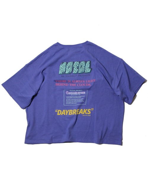 HEMP WIDE TEE PRINTED DAYBREAKS 2（Tシャツ/カットソー
