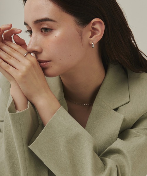 ciite'(シーテ)の「ドロップフープピアス / drop hoop pierce (両耳用)(ピアス(両耳用)・レディース・ゴールド/シルバー/ピンクゴールド・FREE)」の15枚目の写真