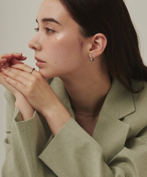 ciite'(シーテ)の「ドロップフープピアス / drop hoop pierce (両耳用)(ピアス(両耳用)・レディース・ゴールド/シルバー/ピンクゴールド・FREE)」の16枚目の写真