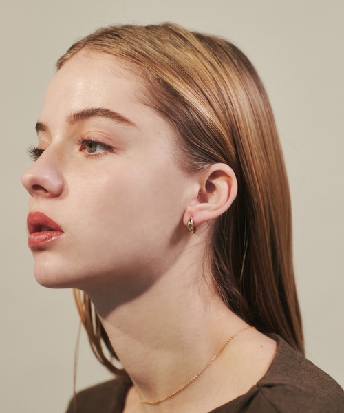 ciite'(シーテ)の「ドロップフープピアス / drop hoop pierce (両耳用)(ピアス(両耳用)・レディース・ゴールド/シルバー/ピンクゴールド・FREE)」の20枚目の写真