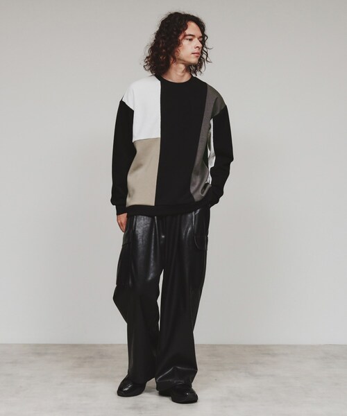 tk.TAKEO KIKUCHI(ティーケータケオキクチ)の「◆切替モールスウェット(スウェット・メンズ・ホワイト系7/ベージュ系その他2/ブラック系4・03/02/01)」の13枚目の写真