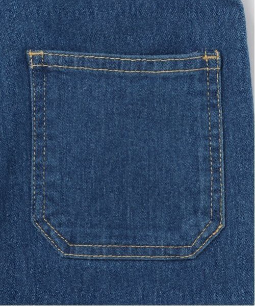 petit main（プティマイン）の「ストレッチデニムオーバーオール（サロペット/オーバーオール・キッズ・ネイビー/ブラック・L/M/S）」の11枚目の写真