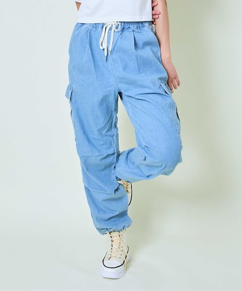ルーズデニムカーゴ ルーズデニムカーゴパンツ | Loose denim cargo pants(comochi select)