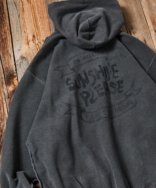 【セール】JONAS CLAESSON/ジョナスクレアッソン Insideout HELLO SUNSHINE SWT PARKA/インサイドアウト ハローサンシャイン スウェットパーカー/リバーシブル（パーカー）｜Jonas Claesson（ジョナスクレアッソン）
