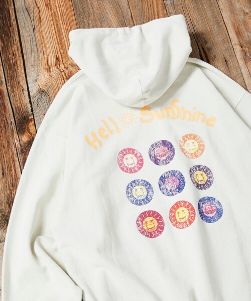 【セール】JONAS CLAESSON/ジョナスクレアッソン Insideout HELLO SUNSHINE SWT PARKA/インサイドアウト ハローサンシャイン スウェットパーカー/リバーシブル（パーカー）｜Jonas Claesson（ジョナスクレアッソン）