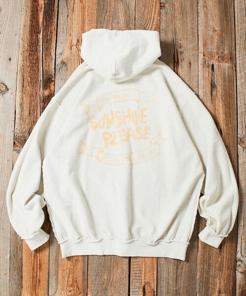 【セール】JONAS CLAESSON/ジョナスクレアッソン Insideout HELLO SUNSHINE SWT PARKA/インサイドアウト ハローサンシャイン スウェットパーカー/リバーシブル（パーカー）｜Jonas Claesson（ジョナスクレアッソン）