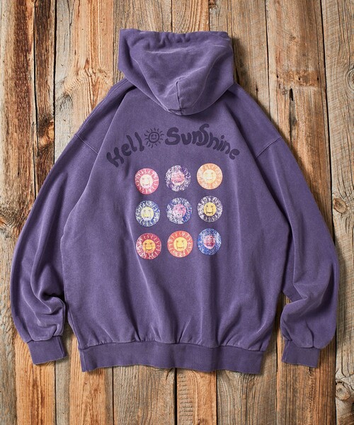 【セール】JONAS CLAESSON/ジョナスクレアッソン Insideout HELLO SUNSHINE SWT PARKA/インサイドアウト ハローサンシャイン スウェットパーカー/リバーシブル（パーカー）｜Jonas Claesson（ジョナスクレアッソン）