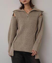 SENSE OF PLACE by URBAN RESEARCH | ショルダージップメランジセーター(ニット/セーター)