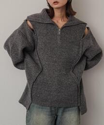 SENSE OF PLACE by URBAN RESEARCH | ショルダージップメランジセーター(ニット/セーター)
