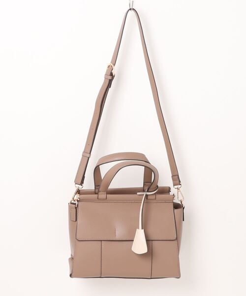 natural couture(ナチュラルクチュール)の「ダブルフラップ2WAYハンドバッグ(ショルダーバッグ・レディース・ブラック/アイボリー/モカ/レッド・FREE)」の20枚目の写真