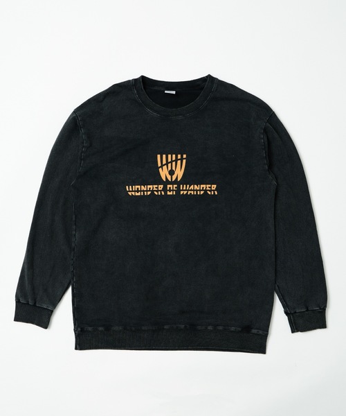 WONDER OF WANDER(ワンダーオブワンダー)の「Front Logo Light Sweat(スウェット・メンズ・ブラック・FREE)」の2枚目の写真