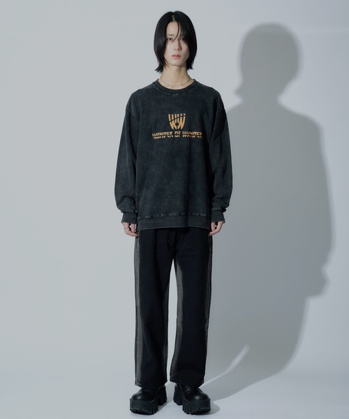 WONDER OF WANDER(ワンダーオブワンダー)の「Front Logo Light Sweat(スウェット・メンズ・ブラック・FREE)」の7枚目の写真