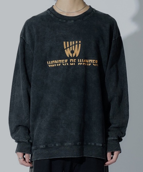 WONDER OF WANDER(ワンダーオブワンダー)の「Front Logo Light Sweat(スウェット・メンズ・ブラック・FREE)」の10枚目の写真