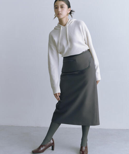 【セール】◆ポケットベルト付きＩラインスカート《S Size Line》（スカート）｜N.（N. Natural Beauty Basic）（エヌエヌナチュラルビューティーベーシック） 6,582円