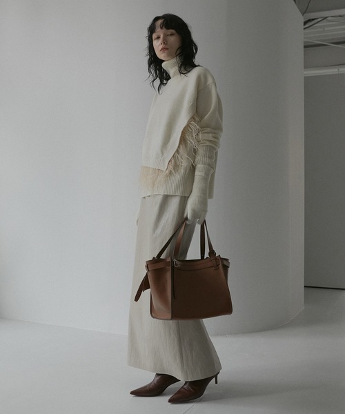 【セール】ビンテージレザースカート / Vintage Leather Skirt（スカート）｜LE CIEL BLEU（ルシェルブルー）