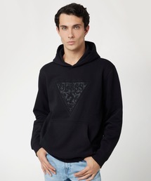 Guess | EMBROIDERED Triangle Hoodie Sweatshirt パーカー(パーカー)