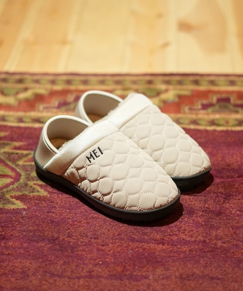 MEI（メイ）の「【MEI メイ】QUILTING MOC SHOES キルティング モックシューズ（スリッポン・メンズ・ブラック/カーキ/ライトベージュ・MEDIUM/LARGE）」の3枚目の写真