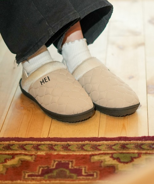 MEI（メイ）の「【MEI メイ】QUILTING MOC SHOES キルティング モックシューズ（スリッポン・メンズ・ブラック/カーキ/ライトベージュ・MEDIUM/LARGE）」の10枚目の写真