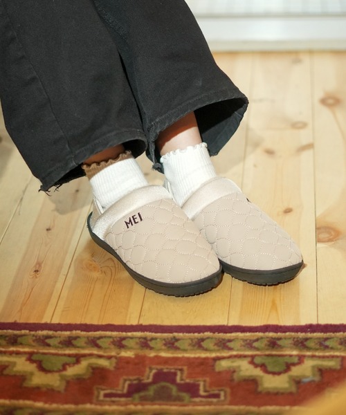 MEI（メイ）の「【MEI メイ】QUILTING MOC SHOES キルティング モックシューズ（スリッポン・メンズ・ブラック/カーキ/ライトベージュ・MEDIUM/LARGE）」の12枚目の写真