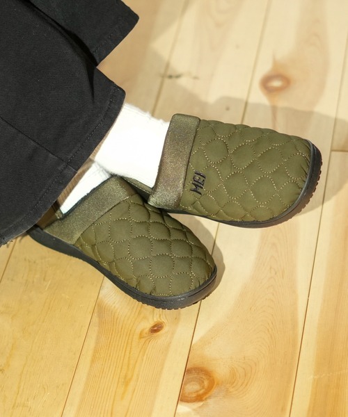 MEI（メイ）の「【MEI メイ】QUILTING MOC SHOES キルティング モックシューズ（スリッポン・メンズ・ブラック/カーキ/ライトベージュ・MEDIUM/LARGE）」の7枚目の写真