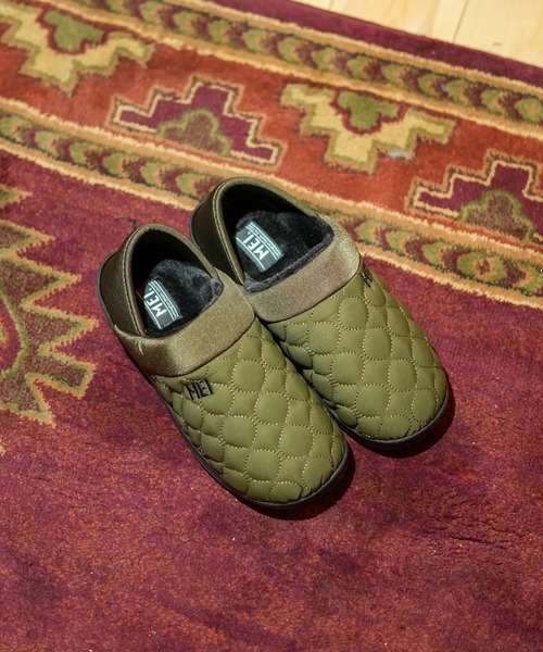 MEI（メイ）の「【MEI メイ】QUILTING MOC SHOES キルティング モックシューズ（スリッポン・メンズ・ブラック/カーキ/ライトベージュ・MEDIUM/LARGE）」の4枚目の写真