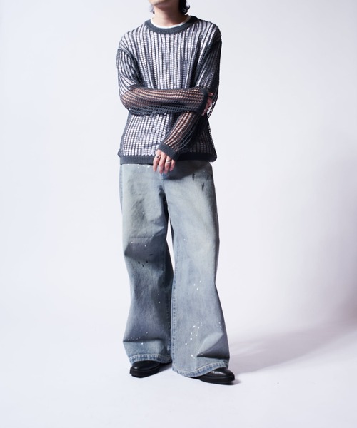 Lui's(ルイス)25SS クロスメッシュニット クロスメッシュニット | Lui's(ルイス)メンズ | PAL CLOSET(パル