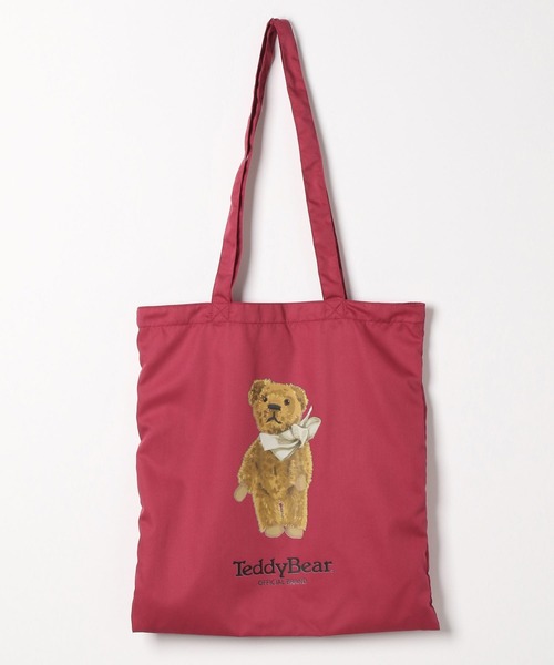 Heather（ヘザー）の「【TeddyBear/テディベア】トートBAG　252382（トートバッグ・レディース・レッド/オフホワイト・ONE SIZE）」の4枚目の写真