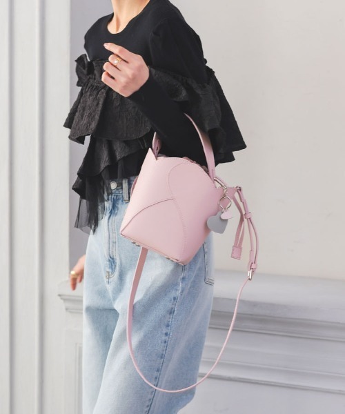 DONOBAN(ドノバン)の「ハートカットバッグ(トートバッグ・レディース・シルバー/ブルー/ライトピンク/ブラック/ワイン・ONE)」の11枚目の写真