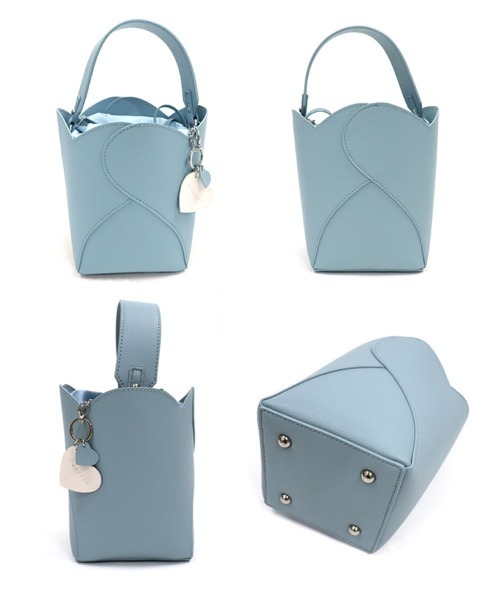 DONOBAN(ドノバン)の「ハートカットバッグ(トートバッグ・レディース・シルバー/ブルー/ライトピンク/ブラック/ワイン・ONE)」の20枚目の写真