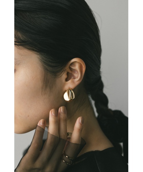 STYLEMIXER(スタイルミキサー)の「ドロップストーンピアス(ピアス(両耳用)・レディース・ゴールド/シルバー・FREE)」の2枚目の写真