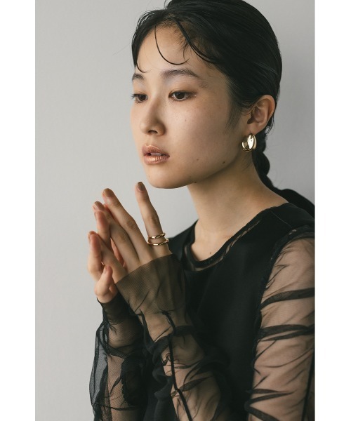 STYLEMIXER(スタイルミキサー)の「ドロップストーンピアス(ピアス(両耳用)・レディース・ゴールド/シルバー・FREE)」の13枚目の写真