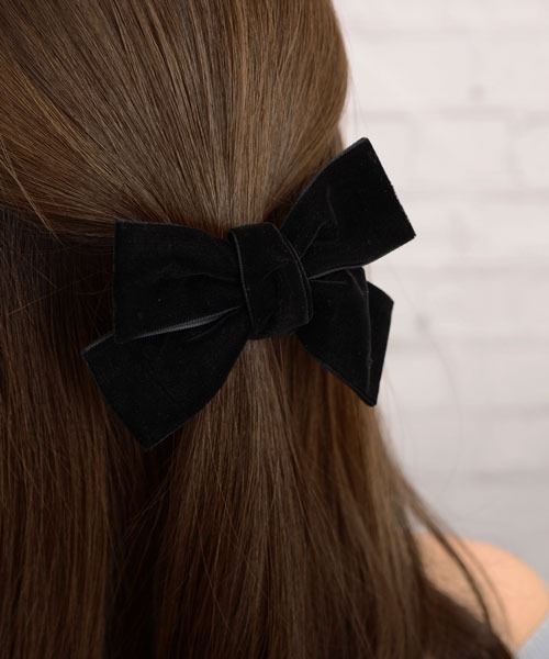 Mayree（メイリー）の「【float】ベロア リボン シュシュ（シュシュ・レディース・ブラック・FREE）」の6枚目の写真