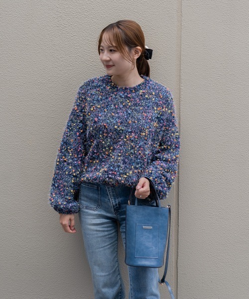 BLUE×PALANG(ブルーパラン)の「【ZOZOTOWN限定】MIXED SHORT KNIT(ニット/セーター・レディース・ブルー系その他・FREE)」の5枚目の写真