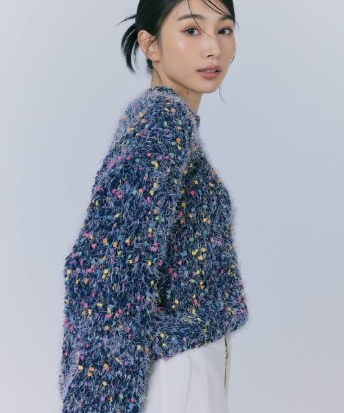 BLUE×PALANG(ブルーパラン)の「【ZOZOTOWN限定】MIXED SHORT KNIT(ニット/セーター・レディース・ブルー系その他・FREE)」の2枚目の写真