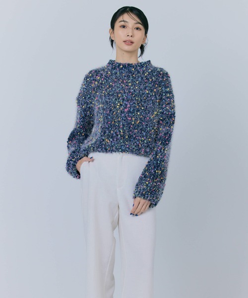 ニット セーター 「ZOZOTOWN限定」MIXED SHORT KNIT レディース セール】【ZOZOTOWN限定】MIXED SHORT KNIT（ニット/セーター