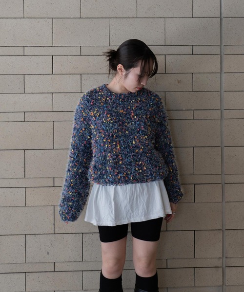 BLUE×PALANG(ブルーパラン)の「【ZOZOTOWN限定】MIXED SHORT KNIT(ニット/セーター・レディース・ブルー系その他・FREE)」の16枚目の写真