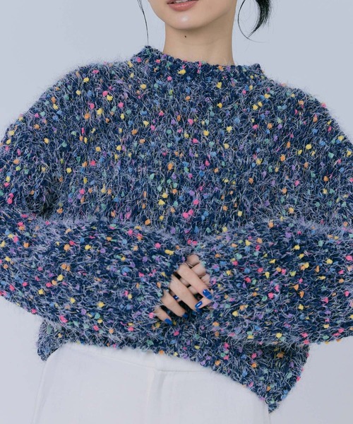 BLUE×PALANG(ブルーパラン)の「【ZOZOTOWN限定】MIXED SHORT KNIT(ニット/セーター・レディース・ブルー系その他・FREE)」の11枚目の写真