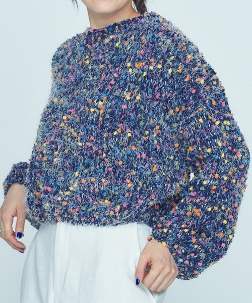 BLUE×PALANG(ブルーパラン)の「【ZOZOTOWN限定】MIXED SHORT KNIT(ニット/セーター・レディース・ブルー系その他・FREE)」の9枚目の写真