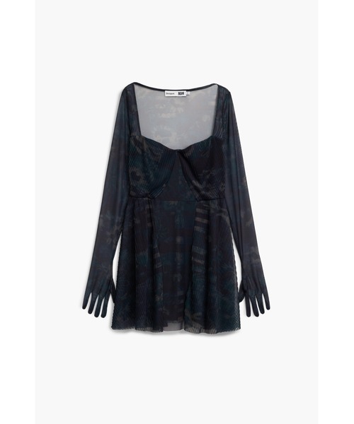 Desigual collinaコラボワンピース Desigual×Collina Strada】COVINACOLLINA ワンピースロングスリーブ