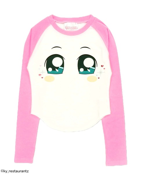 SPINNS(スピンズ)の「『クンヤレストランズ』カットソー(Tシャツ/カットソー・レディース・ブラック/ピンク・ONESIZE)」の4枚目の写真