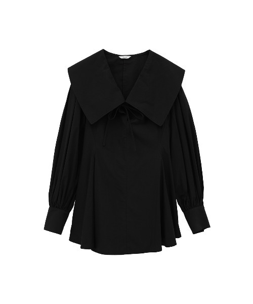 CLANE クラネ　BIG COLLAR DRAWSTRING BLOUSE BIG COLLAR DRAWSTRING BLOUSE（シャツ/ブラウス）｜CLANE
