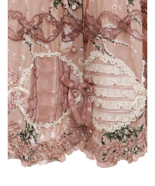 PINK HOUSE（ピンクハウス）の「SWAN LAKEプリントスカート（スカート