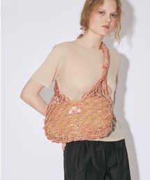 beautiful people（ビューティフルピープル）の「abaca twist         bag M（ショルダーバッグ・レディース）」