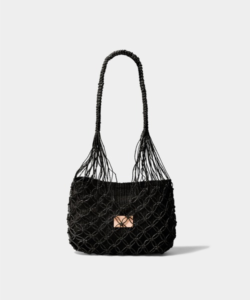 beautiful people(ビューティフルピープル)の「abaca twist bag M(ショルダーバッグ・レディース・ブラック/イエロー/レッド/ブルー・FREE)」の16枚目の写真